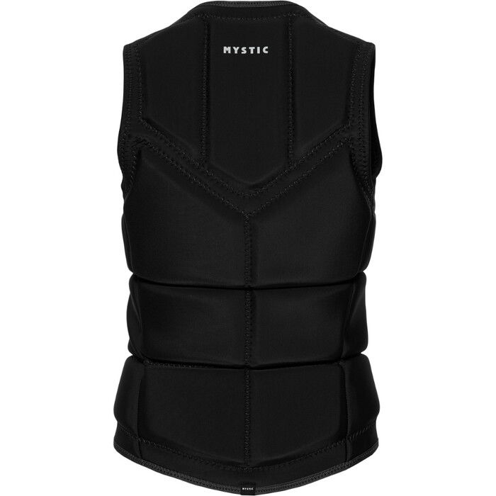 2024 Mystic Frauen Star Front Zip Wake Impact Vest 35005.240246 - Black